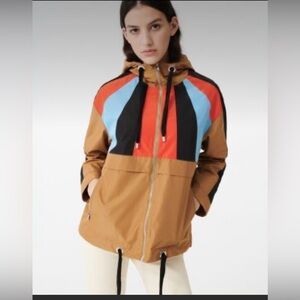 Maje
Banela Colorblock Windbreaker Jacket